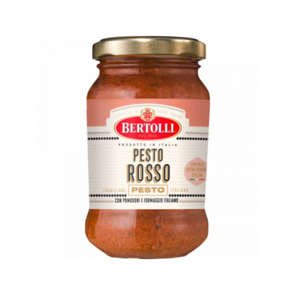 Bertolli Pesto Rosso 185g foodpipe [Lebensmittel-Lieferservice Rostock]