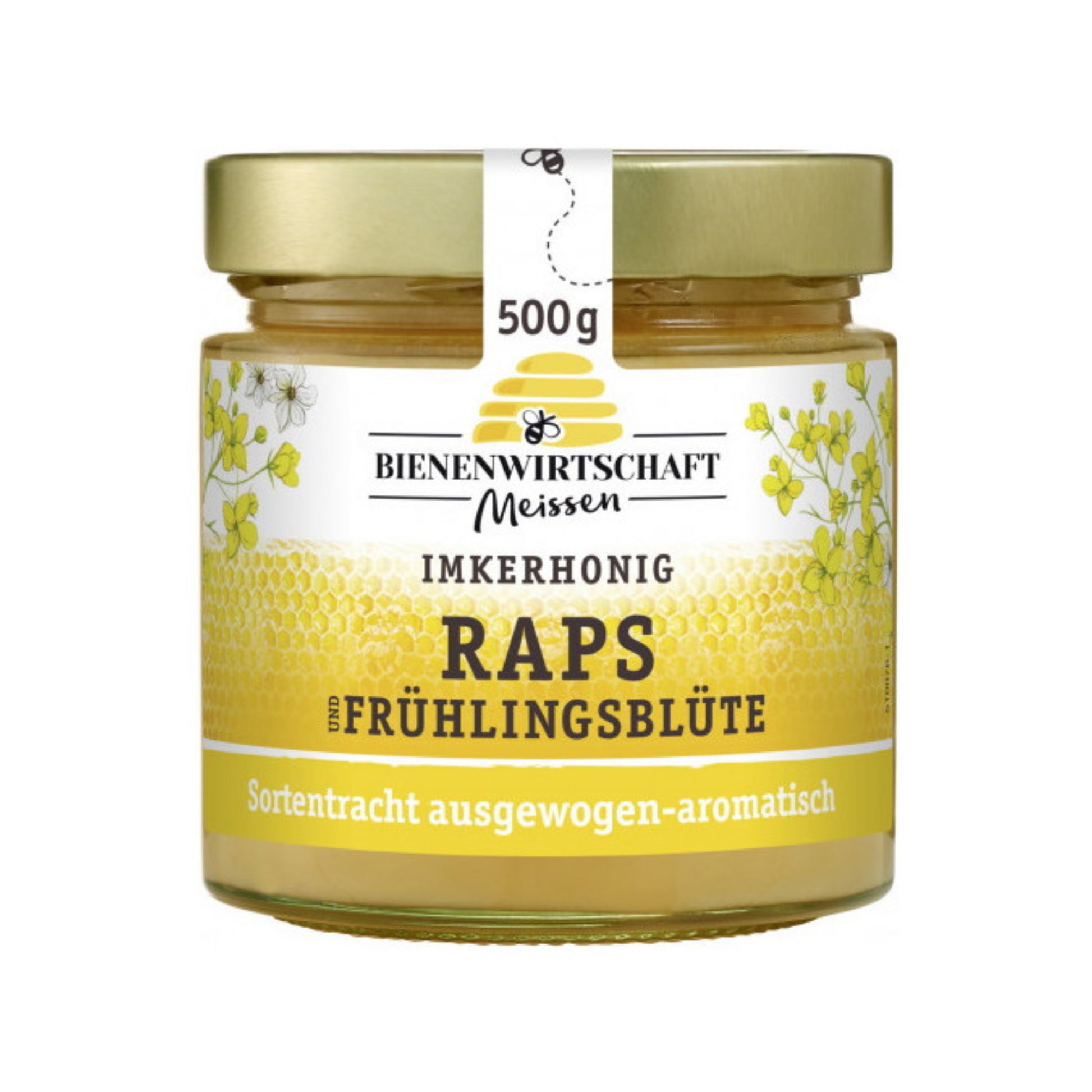 Bienenwirtschaft Honig Raps und Frühlingsblüte 500g foodpipe [Lebensmittel-Lieferservice Rostock]