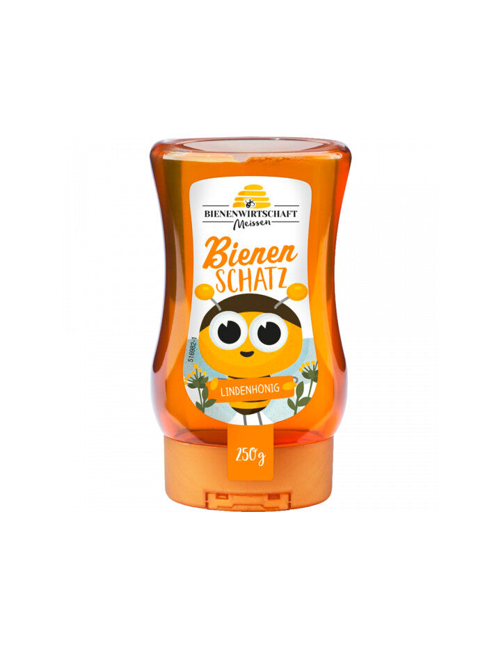 Bienenwirtschaft Honig Spender Bienenschatz Honig Linde 250g foodpipe [Lebensmittel-Lieferservice Rostock]