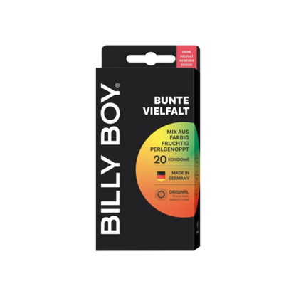 Billy Boy Kondom Bunte Vielfalt 52mm 20ST foodpipe [Lebensmittel-Lieferservice Rostock]