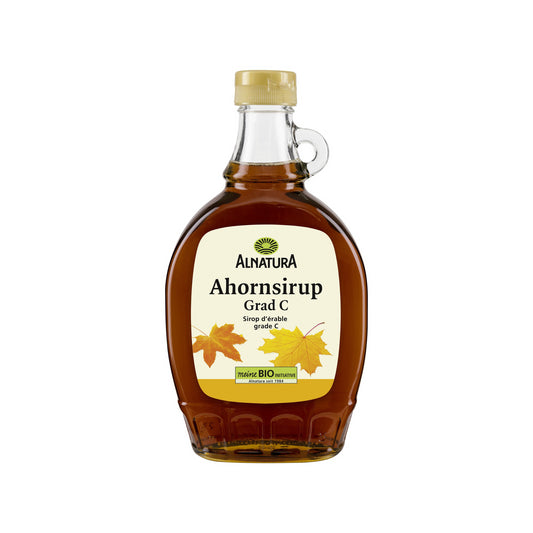 Bio Alnatura Ahornsirup Grad C 375ml foodpipe [Lebensmittel-Lieferservice Rostock]