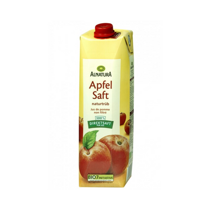 Bio Alnatura Apfelsaft naturtrüb 1l foodpipe [Lebensmittel-Lieferservice Rostock]