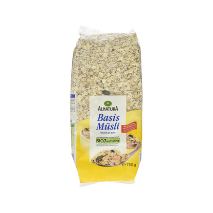 Bio Alnatura Basis Müsli 750g foodpipe [Lebensmittel-Lieferservice Rostock]