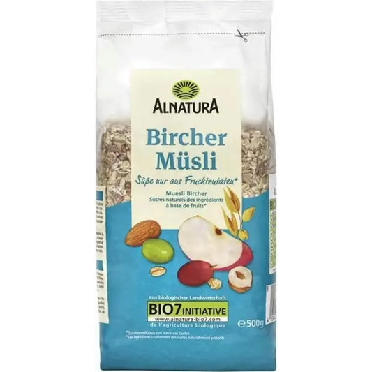 Bio Alnatura Bircher Müsli 500g foodpipe [Lebensmittel-Lieferservice Rostock]