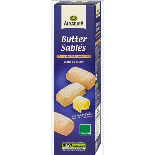 Bio Alnatura Butter Sables 110g foodpipe [Lebensmittel-Lieferservice Rostock]