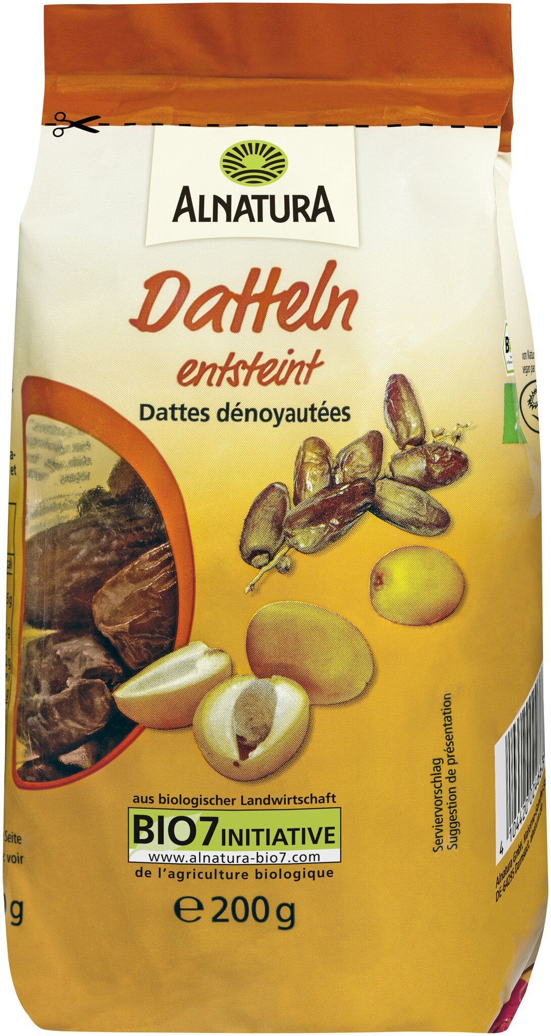 Bio Alnatura Datteln entsteint 200g foodpipe [Lebensmittel-Lieferservice Rostock]