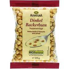 Bio Alnatura Dinkel Backerbsen 125g foodpipe [Lebensmittel-Lieferservice Rostock]