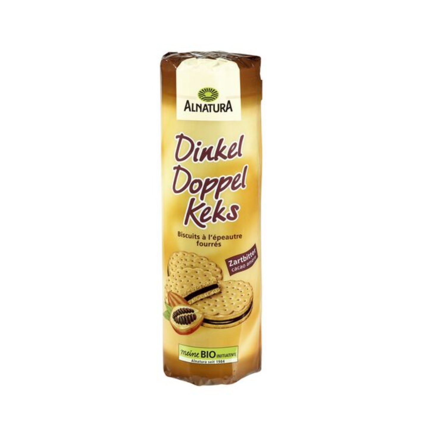 Bio Alnatura Dinkel Doppelkeks Zartbitter 330g foodpipe [Lebensmittel-Lieferservice Rostock]