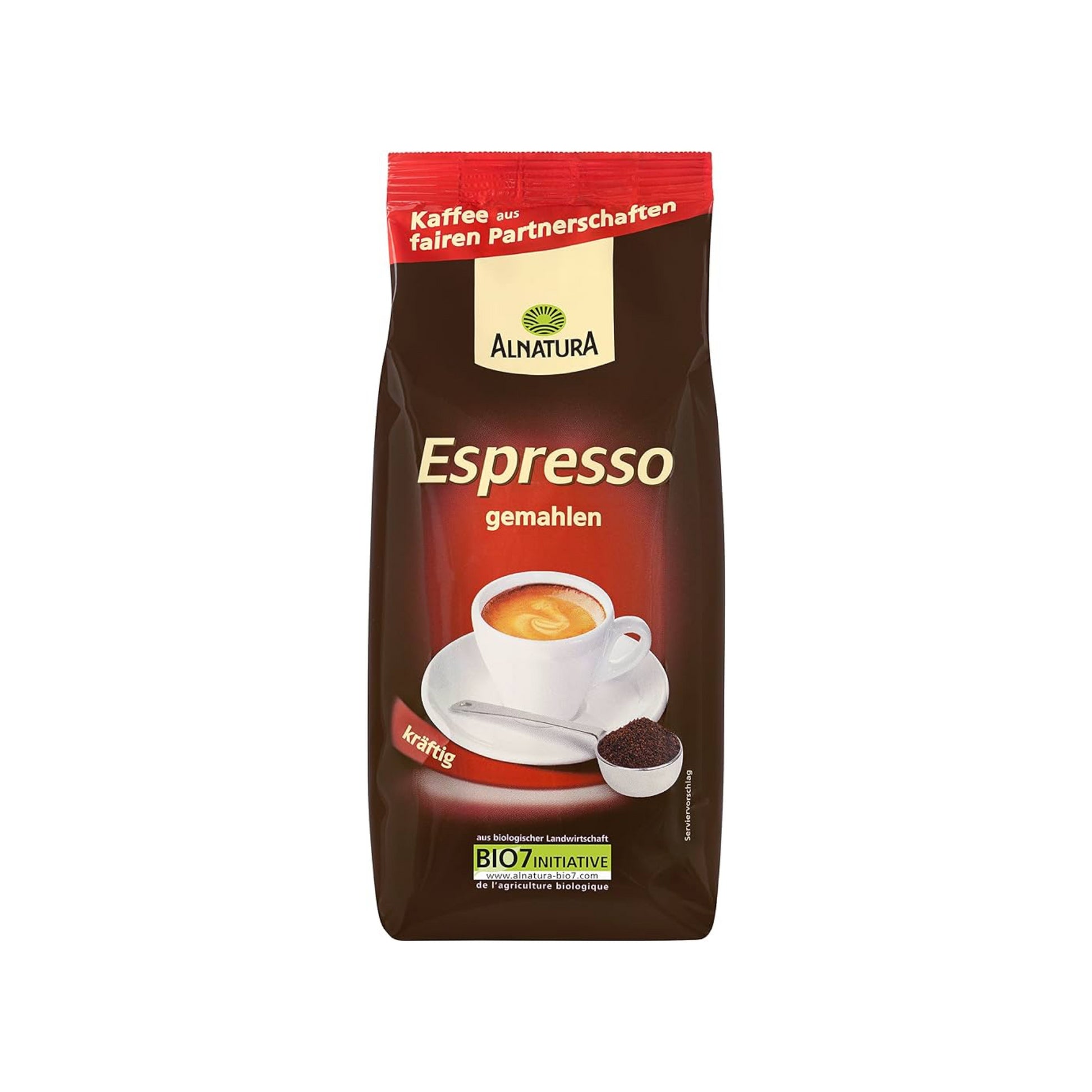Bio Alnatura Espresso gemahlen 250g foodpipe [Lebensmittel-Lieferservice Rostock]