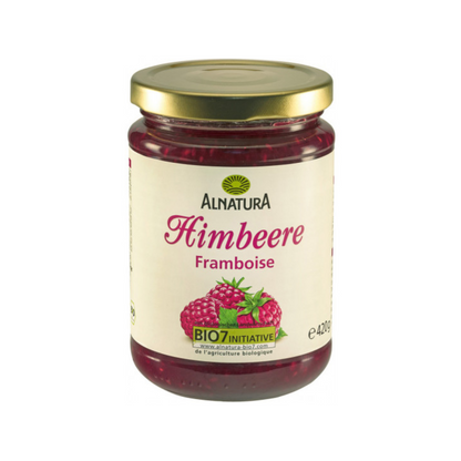 Bio Alnatura Fruchtaufstrich Himbeere 420g foodpipe [Lebensmittel-Lieferservice Rostock]