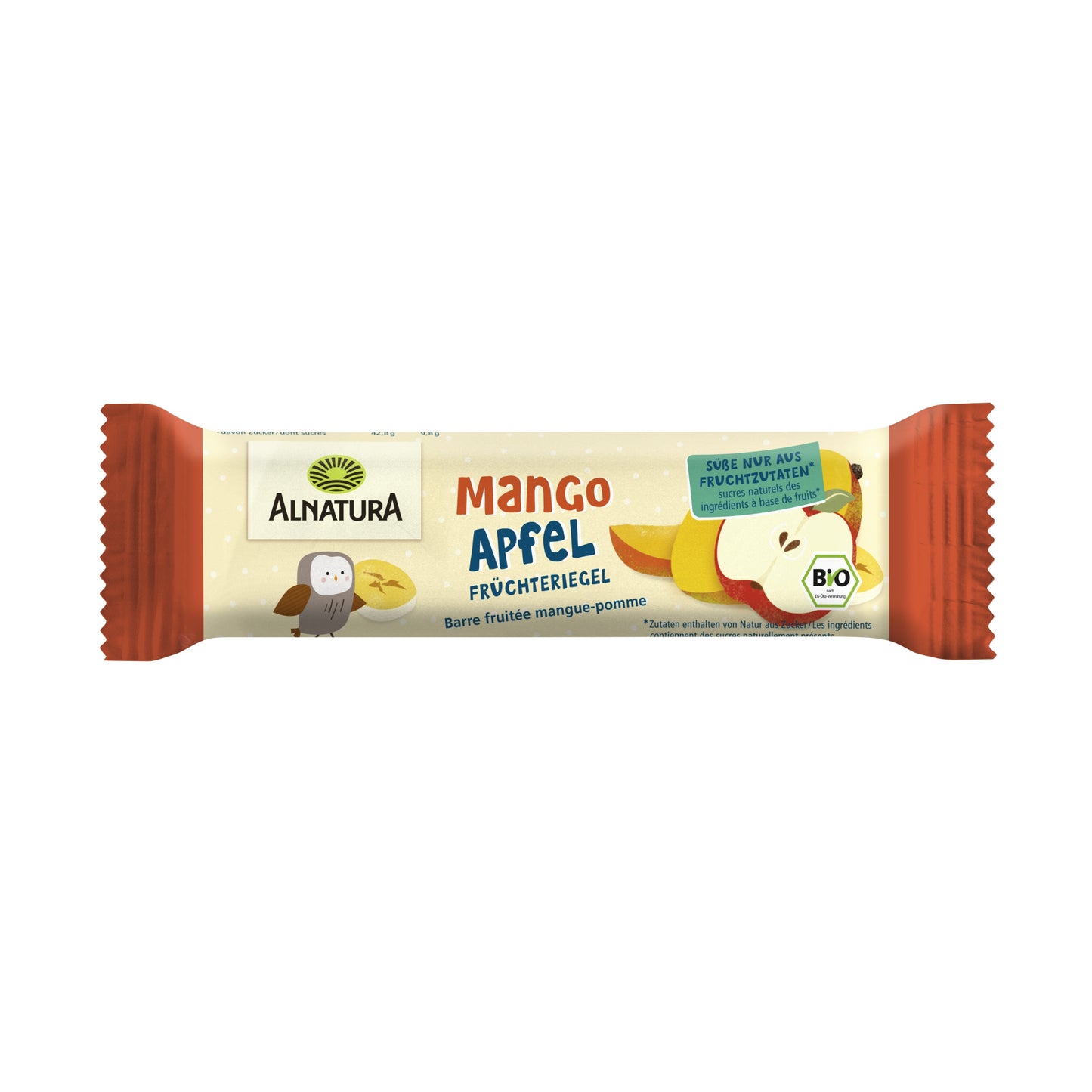 Bio Alnatura Früchteriegel Mango-Apfel ab 3 Jahren 23g foodpipe [Lebensmittel-Lieferservice Rostock]
