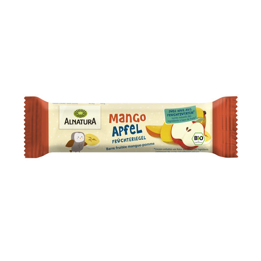 Bio Alnatura Früchteriegel Mango-Apfel ab 3 Jahren 23g foodpipe [Lebensmittel-Lieferservice Rostock]