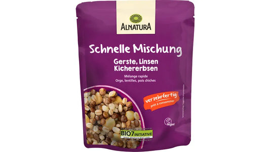 Bio Alnatura Gerste&Kichererbsen&Linsen 250g foodpipe [Lebensmittel-Lieferservice Rostock]