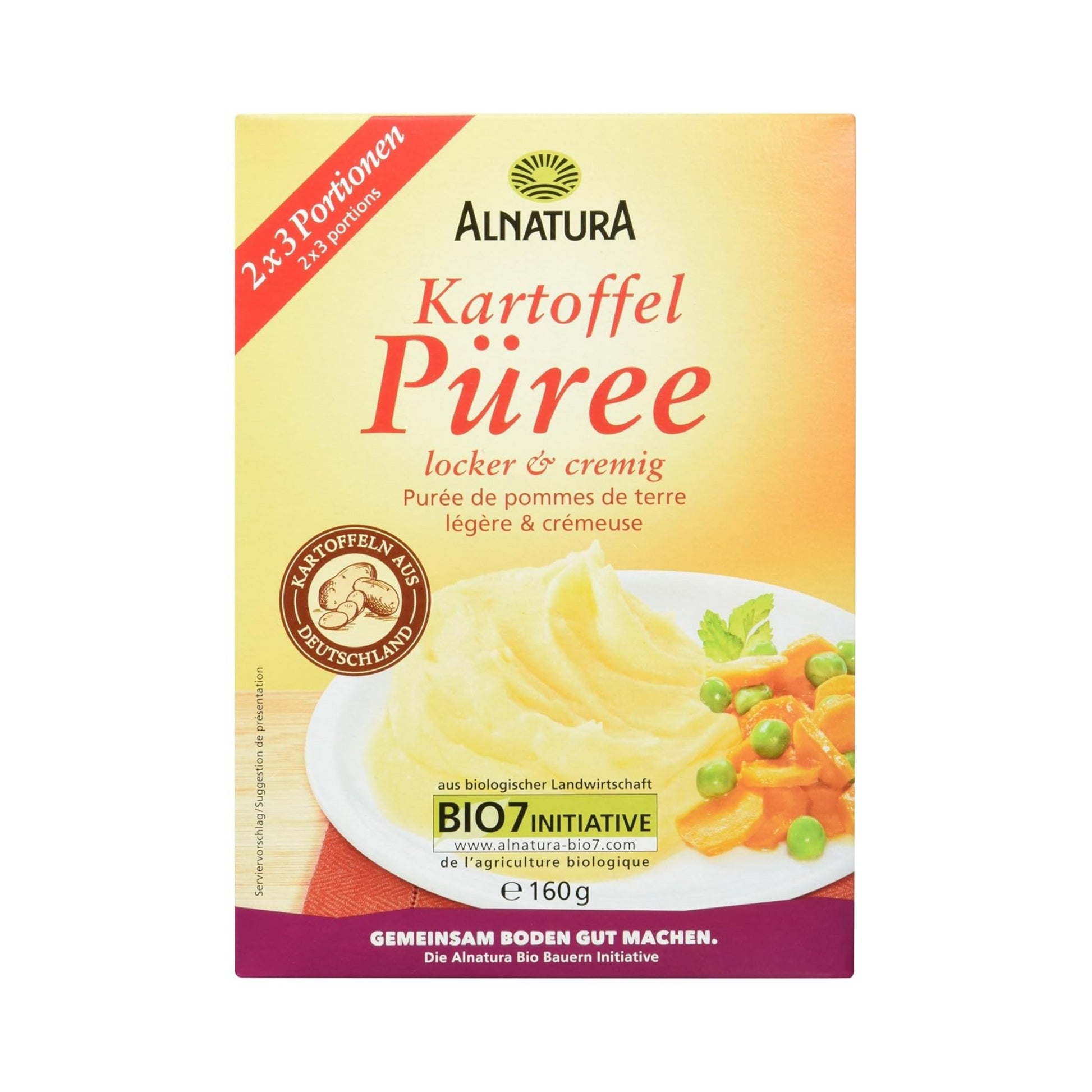 Bio Alnatura Kartoffel Püree 160g foodpipe [Lebensmittel-Lieferservice Rostock]