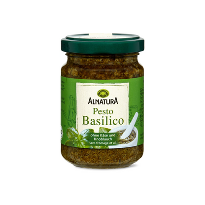 Bio Alnatura Pesto Basilico 130g foodpipe [Lebensmittel-Lieferservice Rostock]