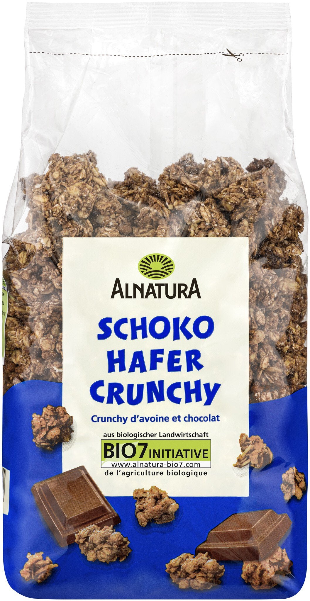 Bio Alnatura Schoko Hafer Crunchy 750g foodpipe [Lebensmittel-Lieferservice Rostock]