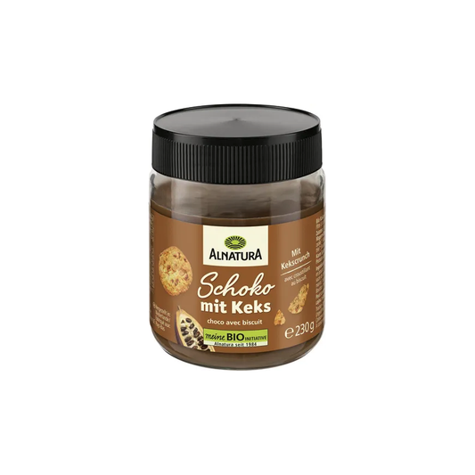 Bio Alnatura Schokocreme mit Keksstückchen 230g foodpipe [Lebensmittel-Lieferservice Rostock]
