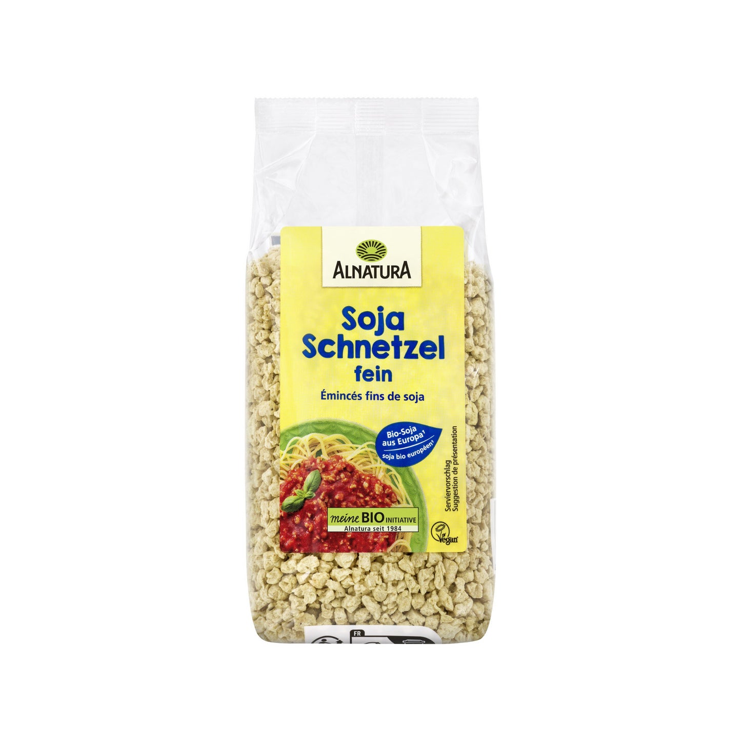 Bio Alnatura Soja Schnetzel fein 150g foodpipe [Lebensmittel-Lieferservice Rostock]