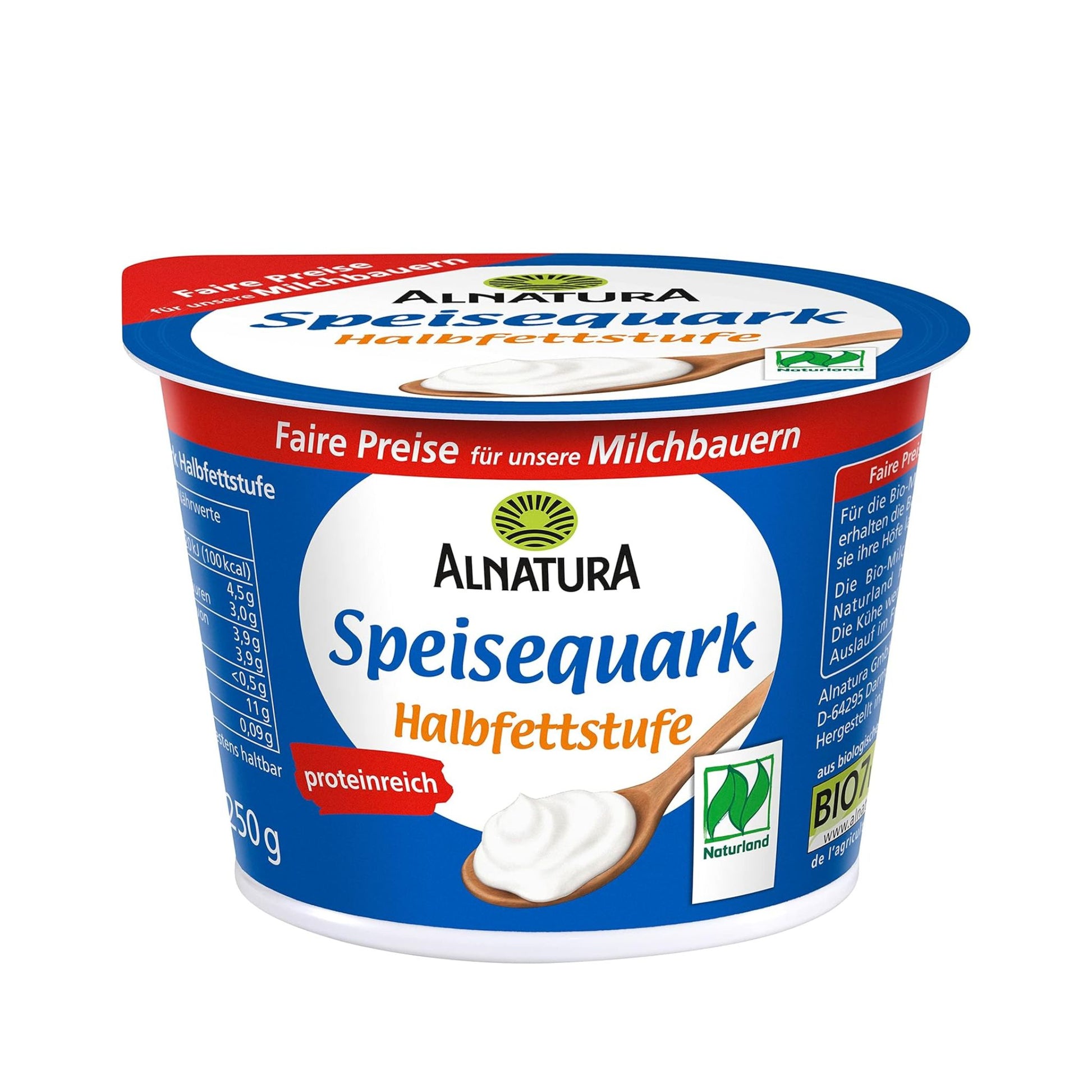 Bio Alnatura Speisequark 20% Fett 250g foodpipe [Lebensmittel-Lieferservice Rostock]