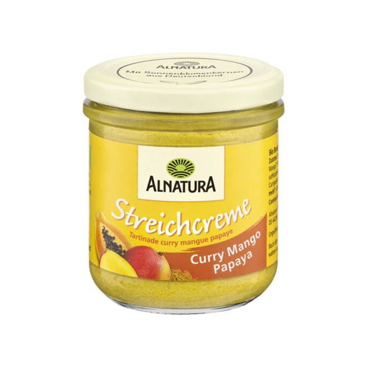 Bio Alnatura Streichcreme Curry Mango Papaya 180g foodpipe [Lebensmittel-Lieferservice Rostock]