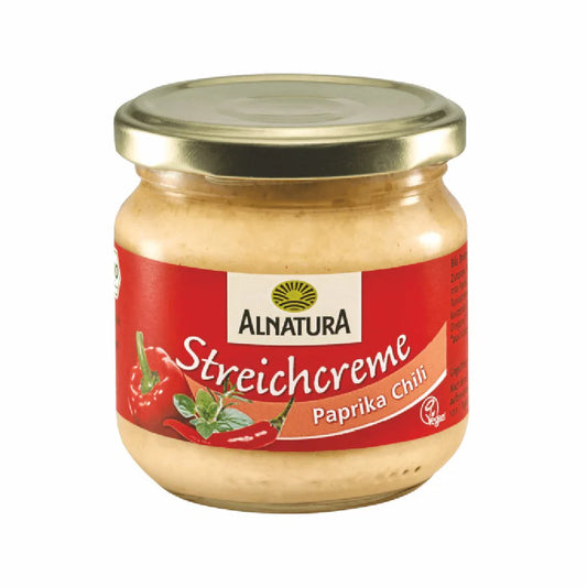 Bio Alnatura Streichcreme Paprika-Chili 180g foodpipe [Lebensmittel-Lieferservice Rostock]