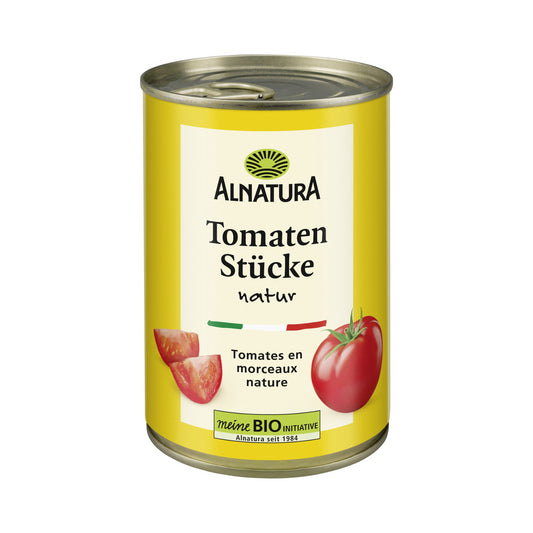 Bio Alnatura Tomatenstücke 400g foodpipe [Lebensmittel-Lieferservice Rostock]