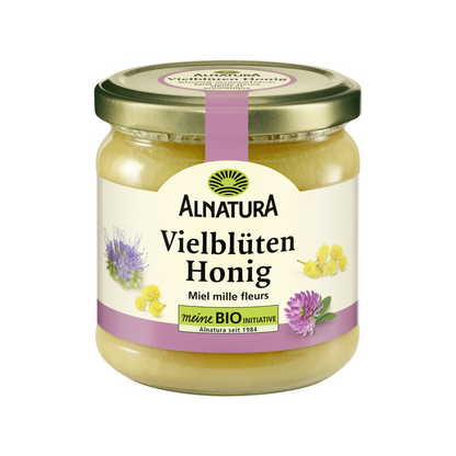 Bio Alnatura Vielblütenhonig 500g foodpipe [Lebensmittel-Lieferservice Rostock]