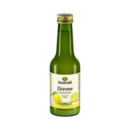 Bio Alnatura Zitronensaft 0,2l foodpipe [Lebensmittel-Lieferservice Rostock]