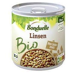 Bio Bonduelle Linsen 310g foodpipe [Lebensmittel-Lieferservice Rostock]