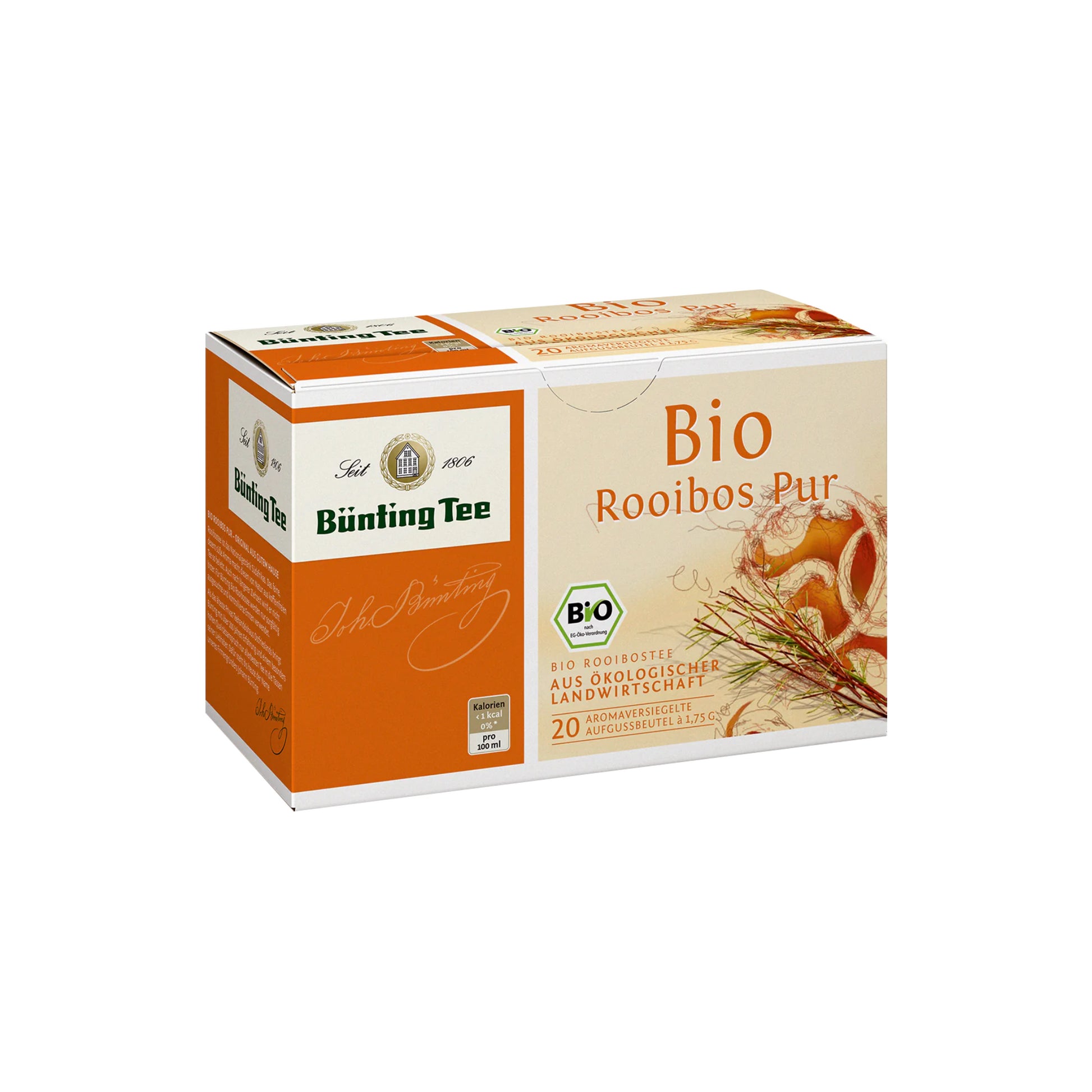 Bio Bünting Rooibostee 20ST 35g foodpipe [Lebensmittel-Lieferservice Rostock]