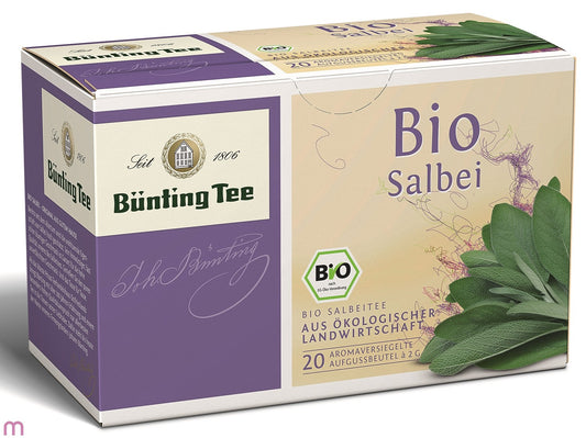 Bio Bünting Tee Salbei 20ST 40g foodpipe [Lebensmittel-Lieferservice Rostock]