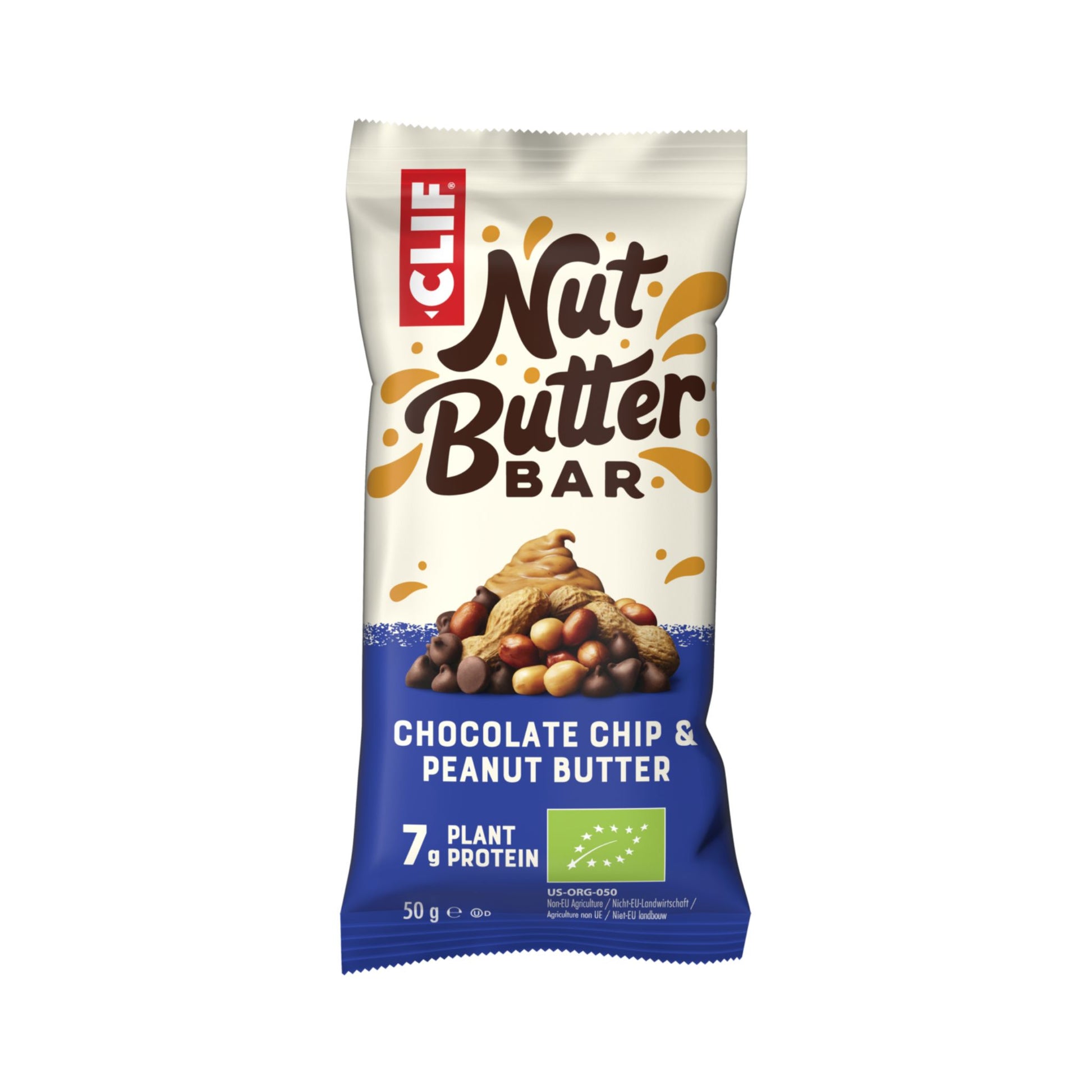 Bio Clif Riegel Chocolate Chip Peanut Butter 50g foodpipe [Lebensmittel-Lieferservice Rostock]