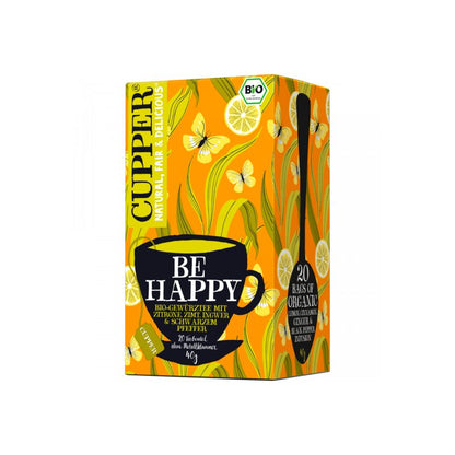 Bio Cupper Be Happy Gewürztee 20ST 40g foodpipe [Lebensmittel-Lieferservice Rostock]