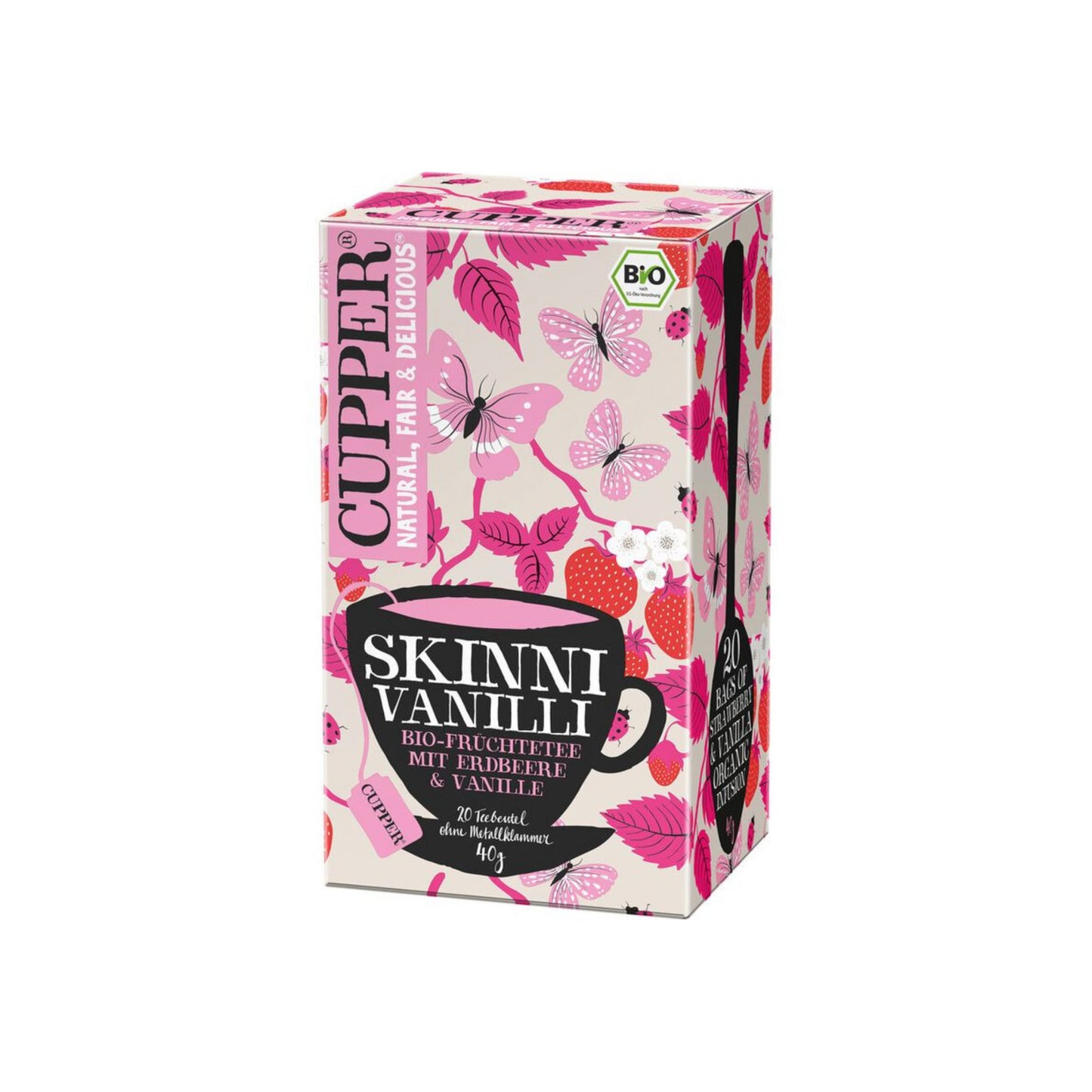Bio Cupper Skinni Vanilli Tee 40g foodpipe [Lebensmittel-Lieferservice Rostock]