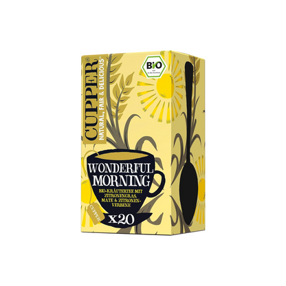 Bio Cupper Wonderful Morning Tea 20ST 35g foodpipe [Lebensmittel-Lieferservice Rostock]