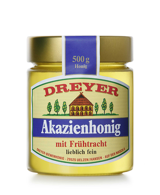 Bio Dreyer Akazienhonig mit Frühtracht 500g foodpipe [Lebensmittel-Lieferservice Rostock]