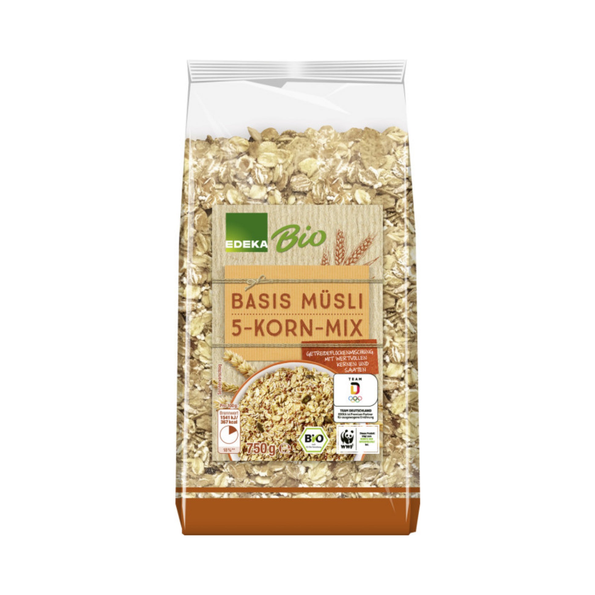 Bio EDEKA 5-Korn-Mix 750g foodpipe [Lebensmittel-Lieferservice Rostock]