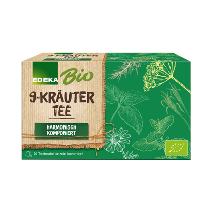 Bio EDEKA 9-Kräuter Tee 20x2g foodpipe [Lebensmittel-Lieferservice Rostock]