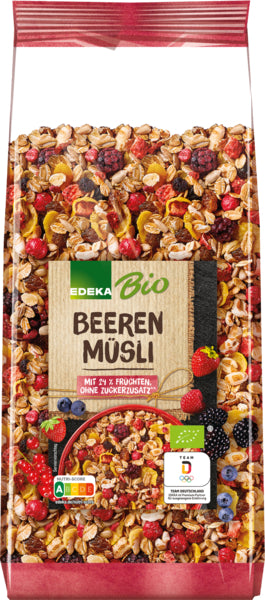 Bio EDEKA Beeren Müsli 750g foodpipe [Lebensmittel-Lieferservice Rostock]