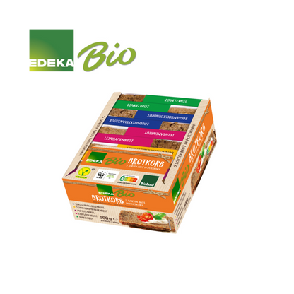 Bio EDEKA Brotkorb 5 Sorten Brot in Portionen 500g foodpipe [Lebensmittel-Lieferservice Rostock]