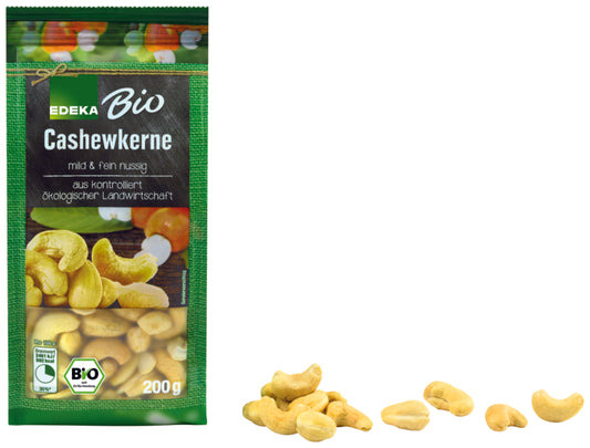 Bio EDEKA Cashewkerne 200g foodpipe [Lebensmittel-Lieferservice Rostock]