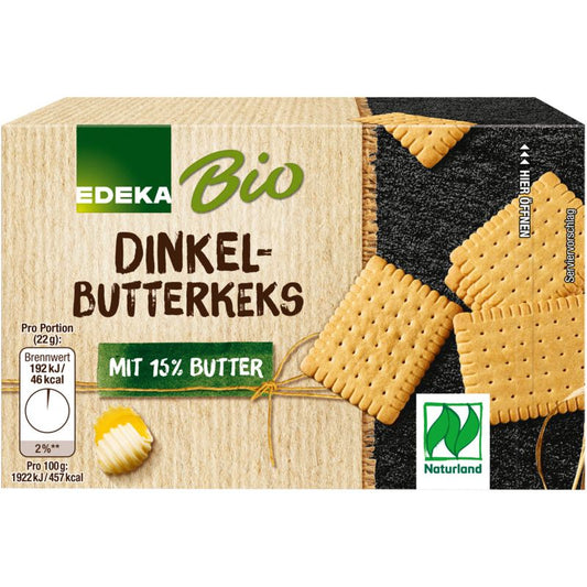 Bio EDEKA Dinkel Butterkeks 200g foodpipe [Lebensmittel-Lieferservice Rostock]