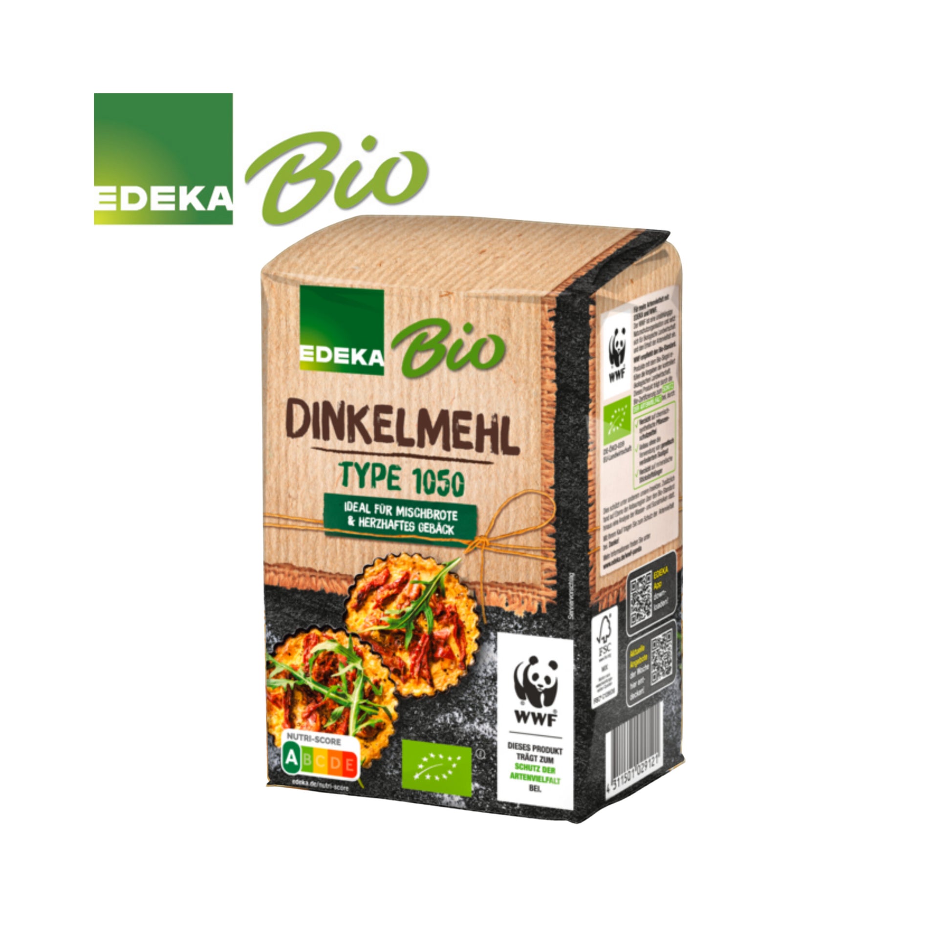 Bio EDEKA Dinkelmehl Type 1050 1kg foodpipe [Lebensmittel-Lieferservice Rostock]