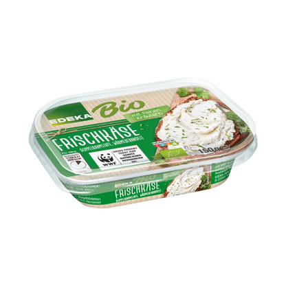 Bio EDEKA Frischkäse Kräuter 150g foodpipe [Lebensmittel-Lieferservice Rostock]