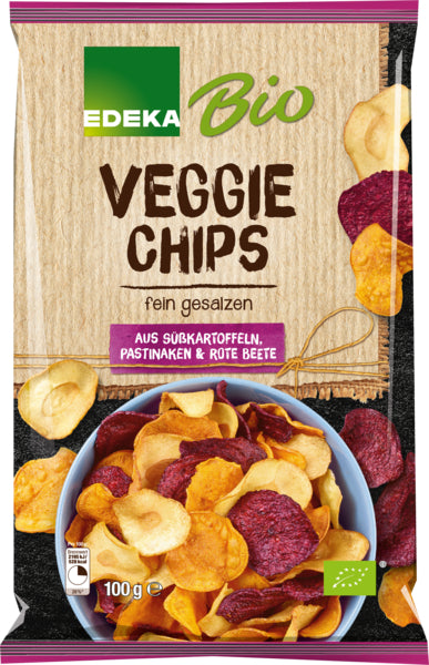 Bio EDEKA Gemüsechips 100g foodpipe [Lebensmittel-Lieferservice Rostock]