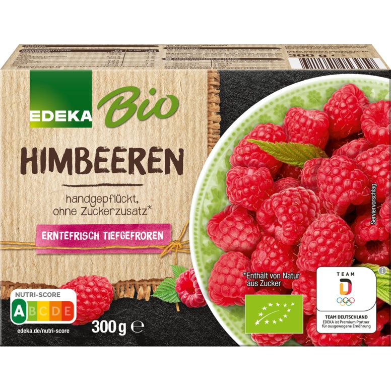 Bio EDEKA Himbeeren 300g foodpipe [Lebensmittel-Lieferservice Rostock]