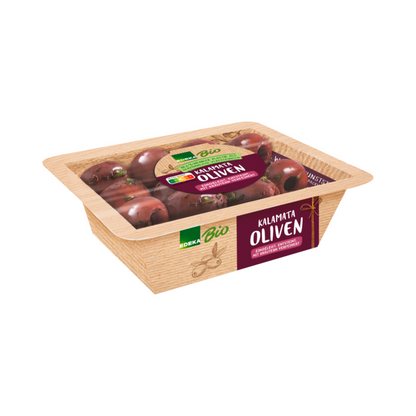 Bio EDEKA Kalamata Oliven mariniert 150g foodpipe [Lebensmittel-Lieferservice Rostock]
