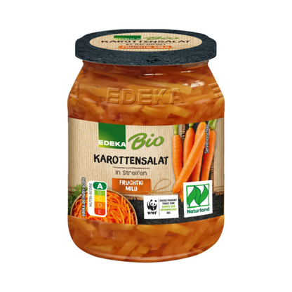 Bio EDEKA Karottensalat in Streifen 330g foodpipe [Lebensmittel-Lieferservice Rostock]