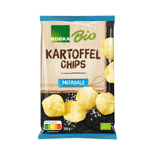 Bio EDEKA Kartoffelchips Salz 125g foodpipe [Lebensmittel-Lieferservice Rostock]