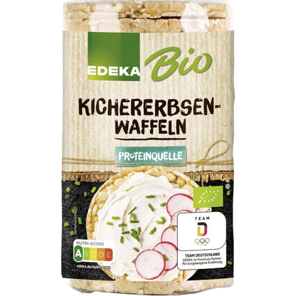 Bio EDEKA Kichererbsenwaffel mit Reis 100g foodpipe [Lebensmittel-Lieferservice Rostock]